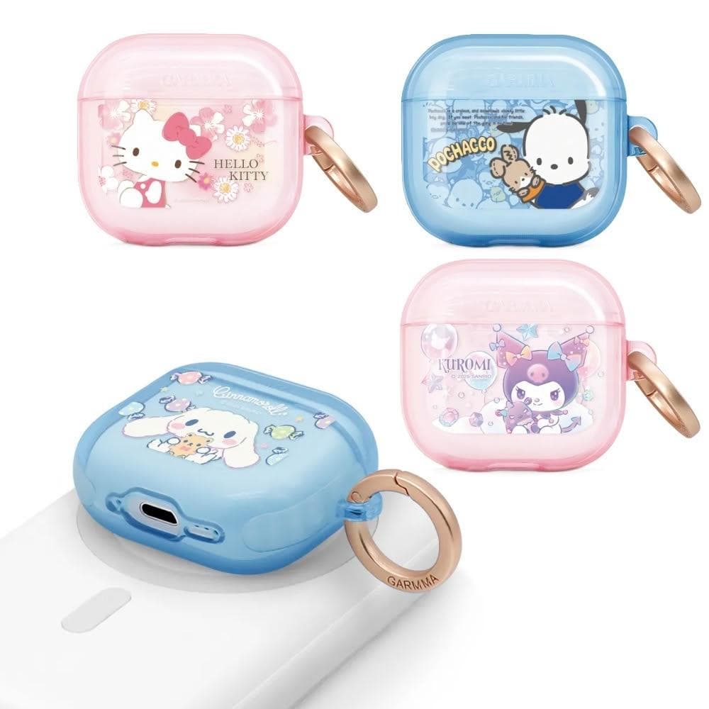 魔比歐 GARMMA 三麗鷗正版授權 AirPods 4 無線耳機保護套 ( TPU 保護套 保護殼 )