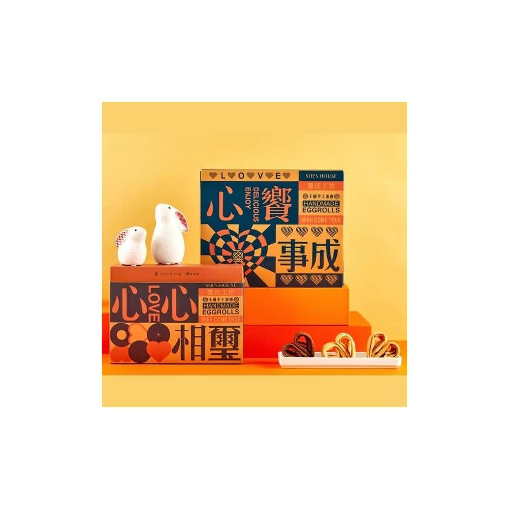 璽氏工坊 千層手工蛋捲禮盒 (12入/盒)-原味/芝麻/巧克力