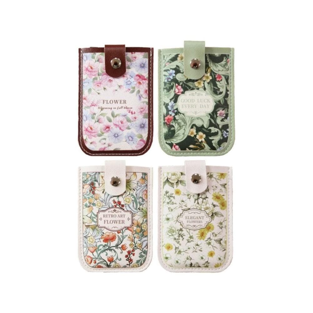 【青青】簡單生活 抽拉式卡包-山茶浪漫/伊甸花鏡/盛夏之約/清新雛菊