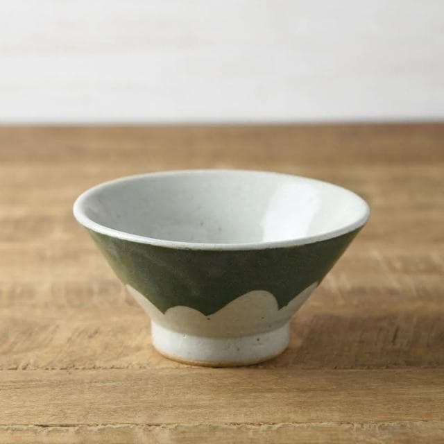 ［光檸］手工質感富士山飯碗 13cm(美濃燒 湯碗 碗 對碗 夫妻碗 陶瓷碗 瓷碗 小碗 日式碗 入厝 送禮 禮物)