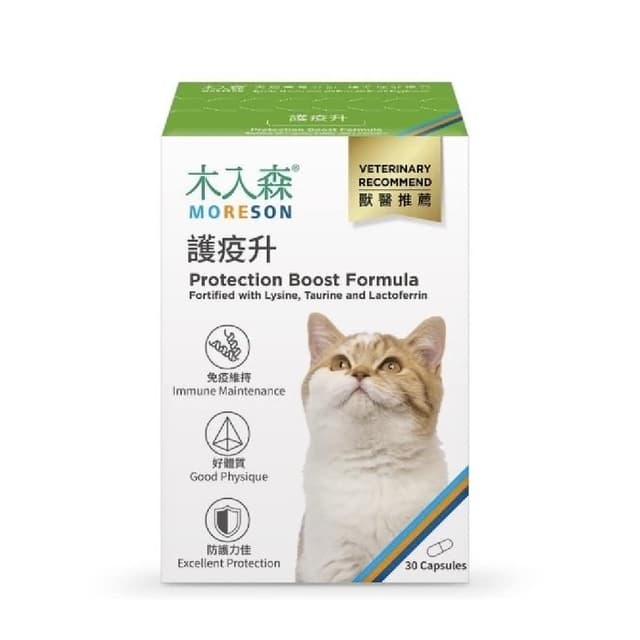 【MORESON 木入森】貓咪維持免疫力 30顆/盒 護疫升(補充營養 貓咪保健品 貓咪保養品)