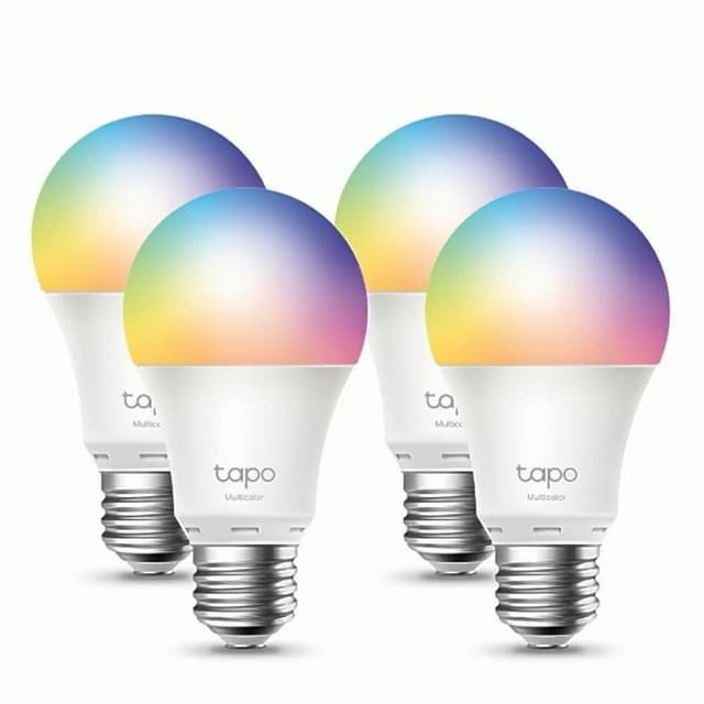 Tapo L536E 四入組(全彩 LED燈泡 智能燈泡 E27 遠端控制 多彩調節 APP設定 支援HomeKit)