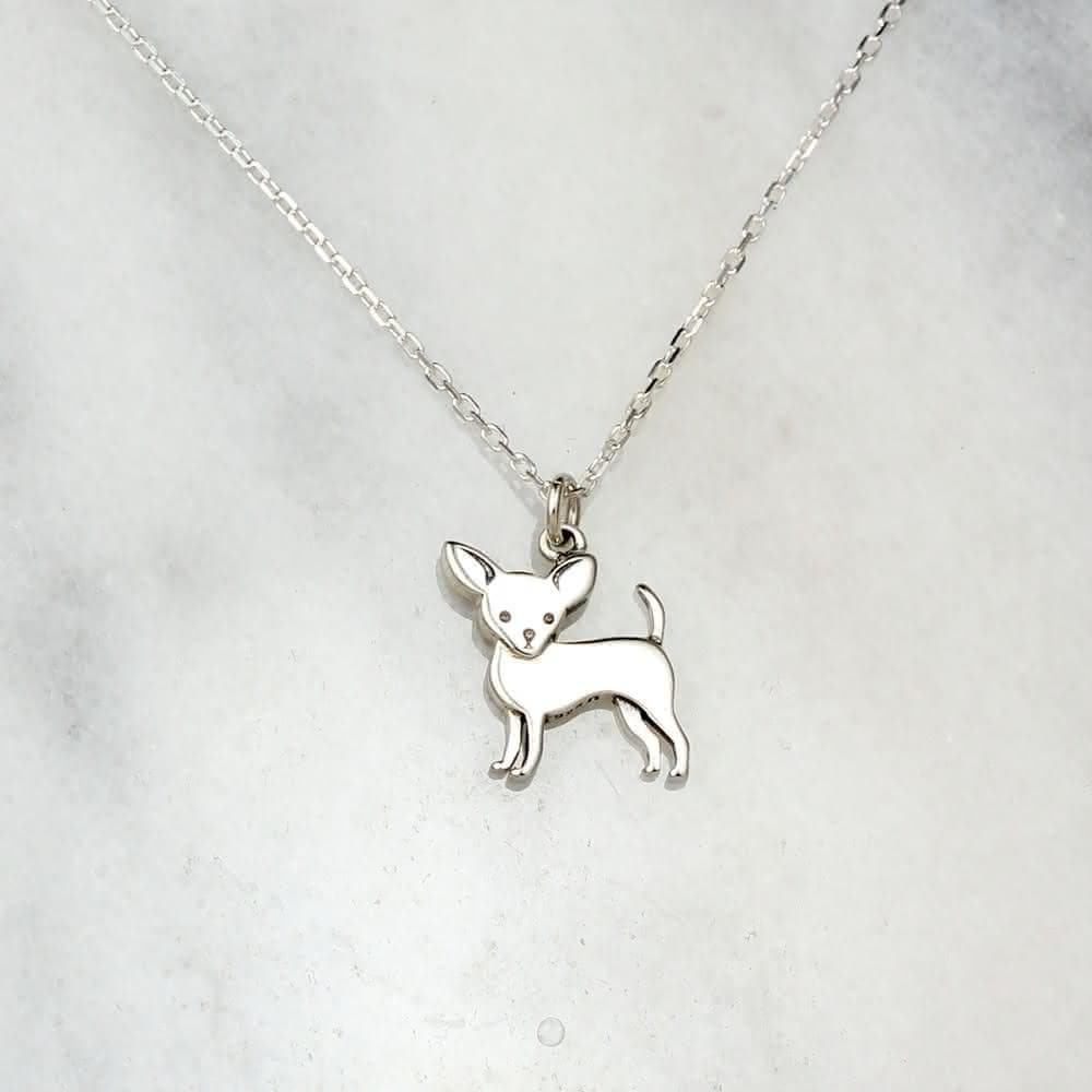【Angel & Me】吉娃娃 小狗 s925 純銀項鍊 生日禮物 情人節禮盒