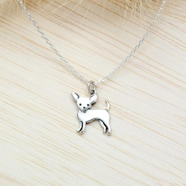 【Angel & Me】吉娃娃 小狗 s925 純銀項鍊 生日禮物 情人節禮盒