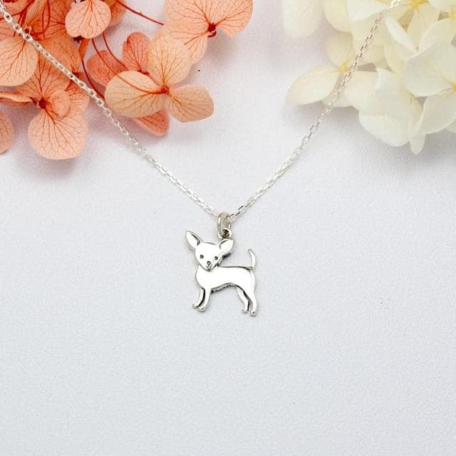【Angel & Me】吉娃娃 小狗 s925 純銀項鍊 生日禮物 情人節禮盒