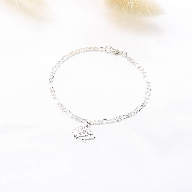 【Angel & Me】可愛 刺蝟 s925 純銀手鍊 腳鍊 生日禮 女朋友禮物