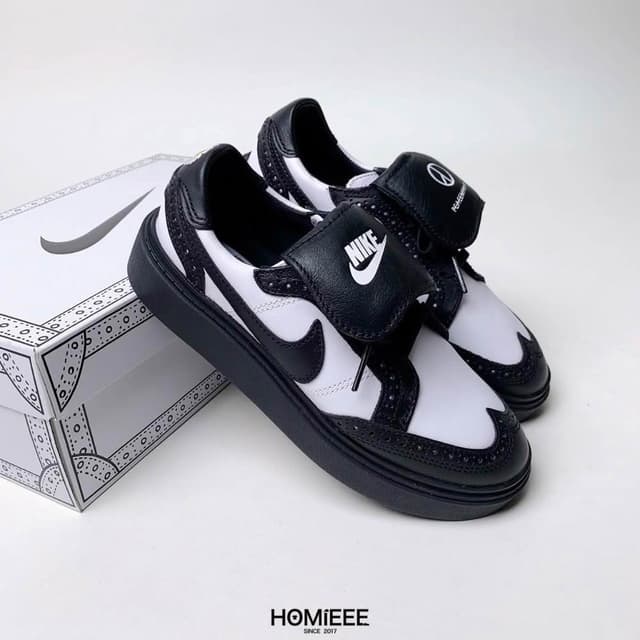 【NIKE 耐吉】Homieee Nike x PEACEMINUSONE Kwondo1 黑白 雛菊 GD DH2482-101