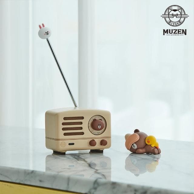 【MUZEN】LINE 聯名版天線 配件組(獨家超萌BROWN熊大 SALLY莎莉 本賣場為單配件不含音響)