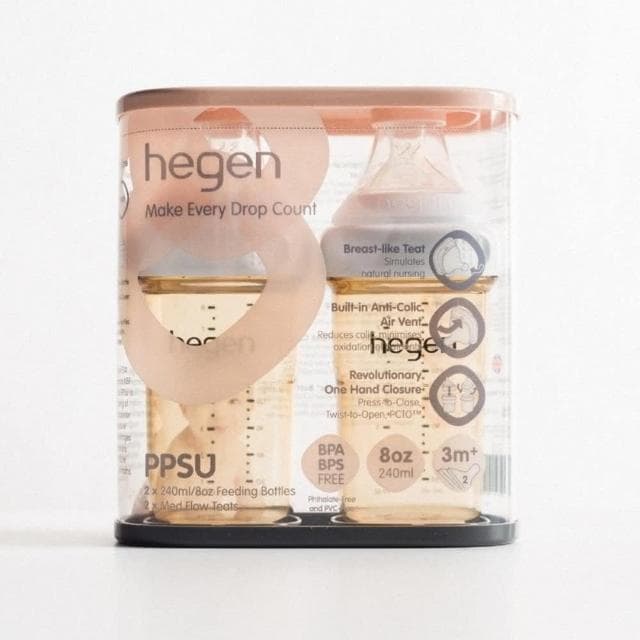 【hegen】小金奶瓶大寶成長組(240ml*2+330ml*2)