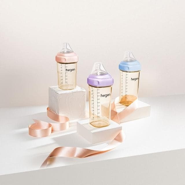 【hegen】240ml 奶瓶好銷組(寬口奶瓶 240ml雙瓶組+奶嘴快速 兩入組)