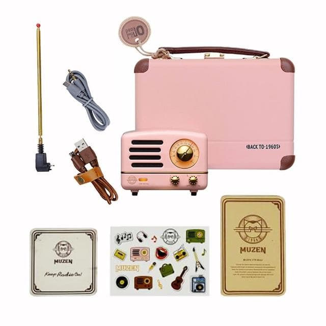 【MUZEN】OTR經典復刻藍牙音響收音機-經典版(布德利粉 尾牙 抽獎 禮物)