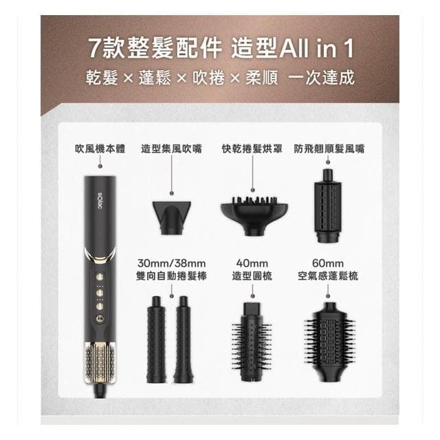 Solac SR-1000G SO-WRAP 專業造型吹風機