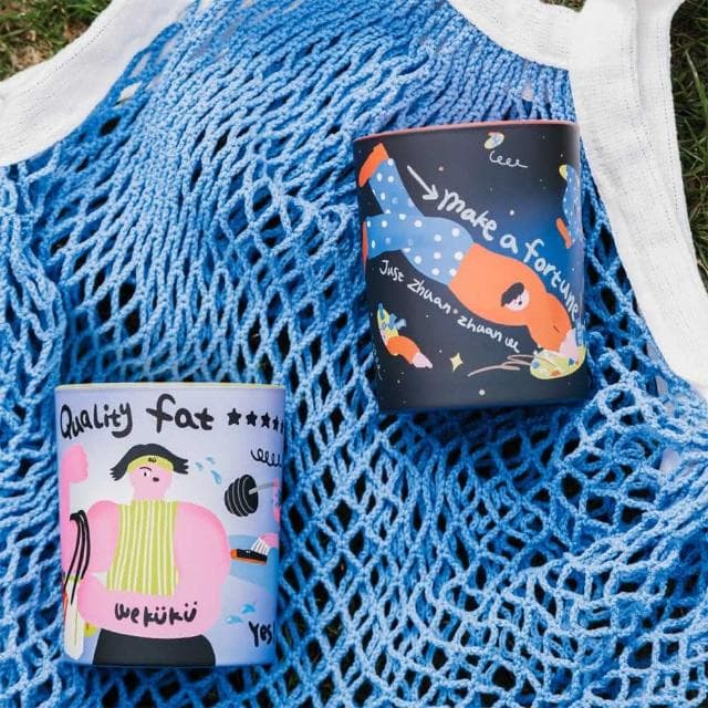 【duahostore】WEKUKU 雪松 掌握隨便賺賺 蠟燭香氛家居設計藝術插畫