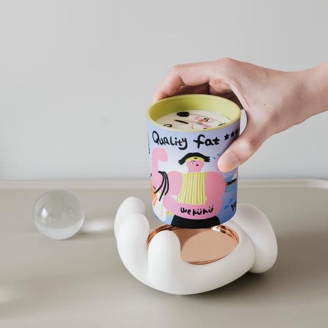 【duahostore】WEKUKU 伯爵茶 掌握優質脂肪 蠟燭香氛家居設計藝術插畫