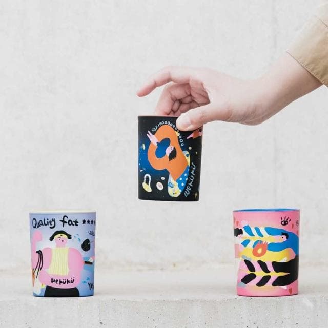 【duahostore】WEKUKU 漿果（簡裝） 掌握纏纏綿綿 蠟燭香氛家居設計藝術插畫