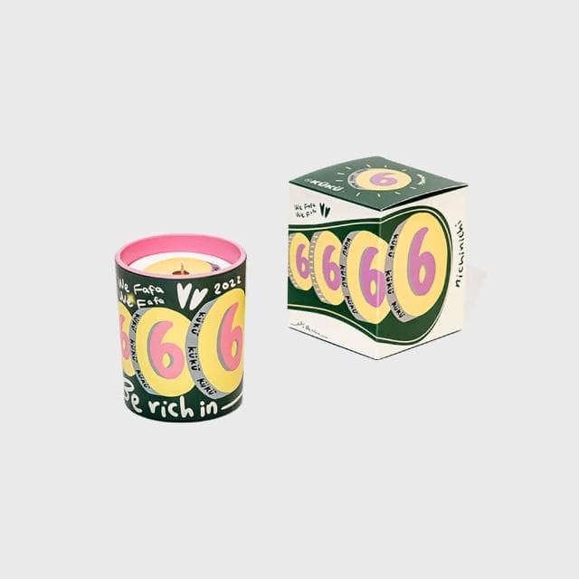 【duahostore】WEKUKU 木（簡裝） 掌握財富密碼 蠟燭香氛家居設計藝術插畫