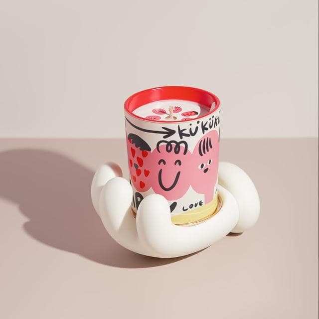 【duahostore】WEKUKU 白茶 掌握情緒自由 蠟燭香氛家居設計藝術插畫
