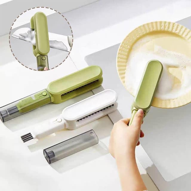 4合1多功能刀具刷 洗刀刷 U型刀刷 清潔刷 刀具清潔刷 護手刀具清潔刷 筷子餐具清潔刷 餐盤刷