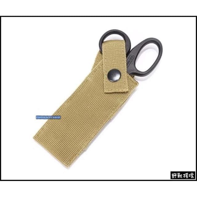 野戰搖滾 EMT 軍用醫療剪刀套(黑色、狼棕色、綠色、灰色 工具套刀套急救剪刀套EDC戰術剪刀套EMS)