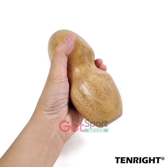 TENRIGHT原木錐形花生球(花生按摩球/筋膜球/紓壓硬球/肌筋膜球/激痛按摩/台灣製/母親節禮物)