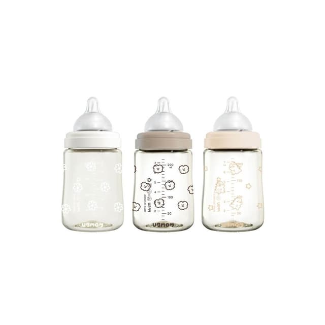 【UBMOM】PPSU奶瓶200ml-2024年限定(附S號奶嘴頭)(3款可選) 麗兒采家