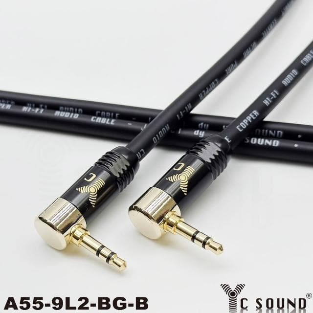 【YC Sound】頂配 鍍鉻全銅插頭 發燒線 3.5mm音源線 3.5mm公對公 耳機對錄線 L頭 彎頭 車用AUX IN 藍牙 電腦喇叭 PA音響線材 音頻連接線 RODE錄音線 AUX車用線 喇叭音源線