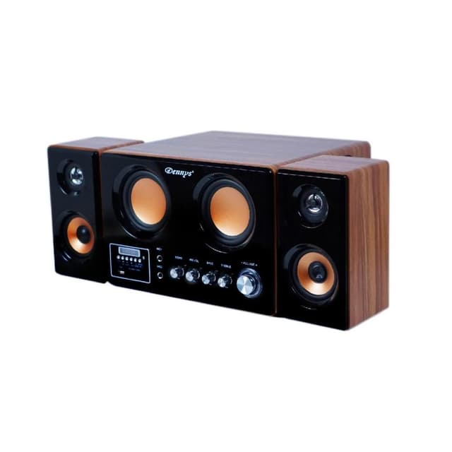 【Dennys】Dennys 藍牙/USB/SD/2.1木質音響喇叭(T-790BT)