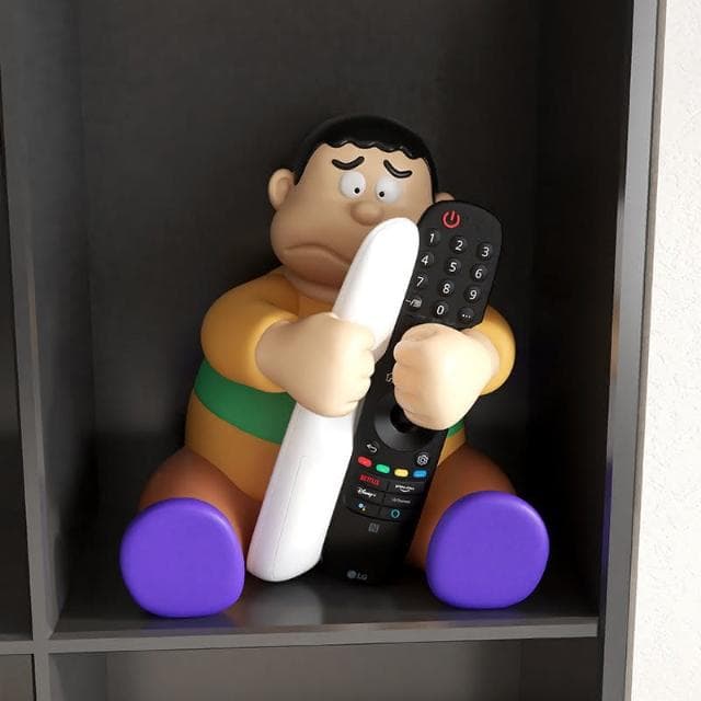 高檔胖虎客廳茶幾桌麵雜物空調遙控器收納盒整理盒搬家送禮物擺件