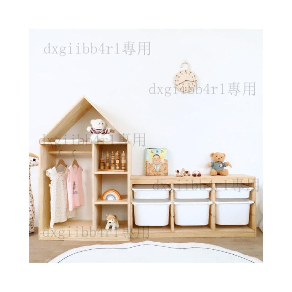 免運 優選 兒童衣櫃收納櫃兒童房簡易實木掛衣櫃男孩女孩小衣櫥櫃嬰兒儲物櫃