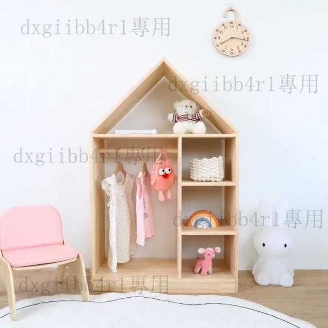 免運 優選 兒童衣櫃收納櫃兒童房簡易實木掛衣櫃男孩女孩小衣櫥櫃嬰兒儲物櫃