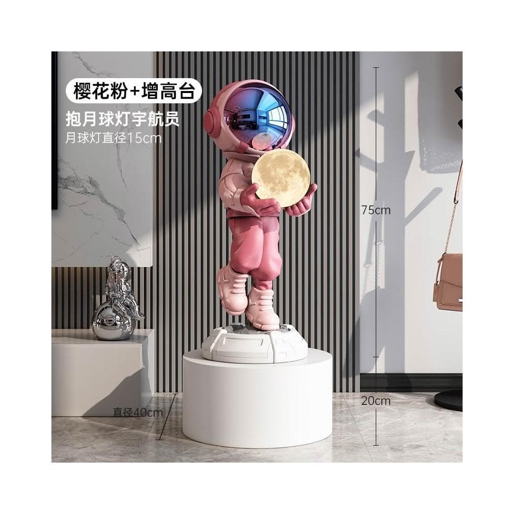 漫步太空人宇航員落地擺件客廳大型藍牙音響沙發邊電視櫃飾品擺設