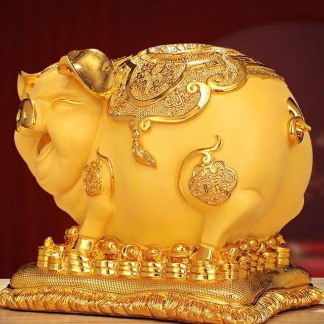 大號金豬存錢罐 儲錢罐 桌麵擺件 招財豬  創意禮品 屬豬生日禮物 創意生日禮物  招財擺件