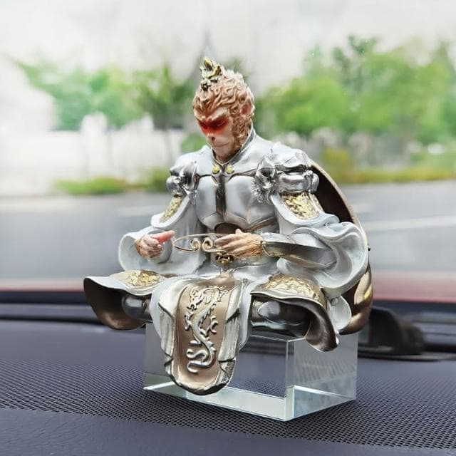 鬥戰勝佛 創意禮物 汽車孫悟空車載擺件 齊天大聖 車內裝飾 聖誕禮物 交換禮物  禮物 居家裝飾 汽車內吊飾 掛件 裝飾品 財神爺擺件