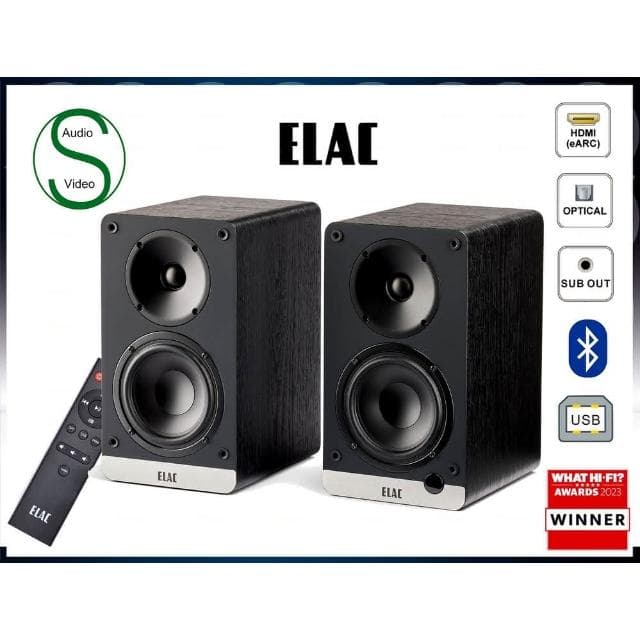 【ELAC】Debut ConneX DCB41 (主動式喇叭) USB / 藍芽 / HDMI eARC