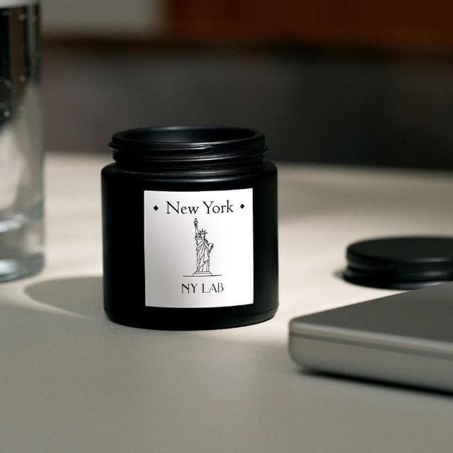 NY LAB 紐約實驗室 霧質感手工香氛蠟燭  3.5oz - 紐約檀香
