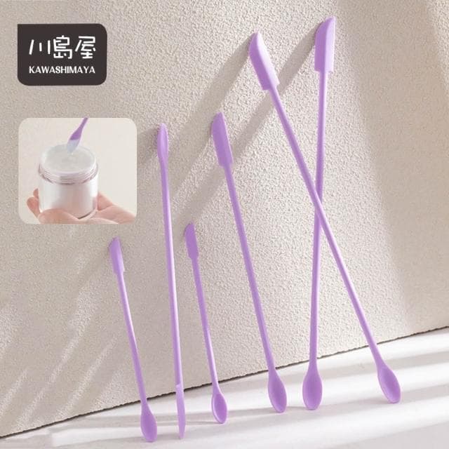 空瓶神器 雙頭刮刀 面霜挖勺 保養品挖勺 台灣出貨 乳液挖勺 月牙小挑棒 化妝品矽膠挖勺 分裝小勺子工具底妝刮棒