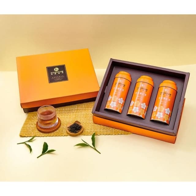 【HUGOSUM 和森林】日月潭紅茶  大三紅紅茶禮盒-祖玉石 75g*2、50g*1