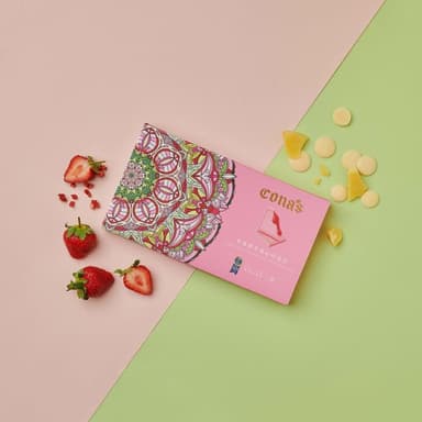 【Cona’s 妮娜巧克力】iTQi食品米其林2星獎-草莓薄片夾心巧克力(12片/盒)