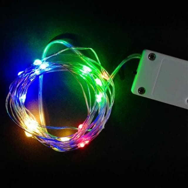 七彩燈串 1米 LED燈 禮物裝飾 燈 燈串 燈飾