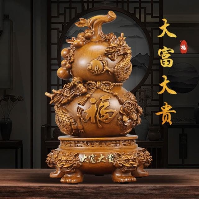擺件   龍葫蘆 雙龍戲珠擺飾 葫蘆 葫蘆擺件 開業送禮 開店送禮 入厝禮物 招財 旺宅客廳擺件 送禮 開業擺件 玄關酒櫃擺件