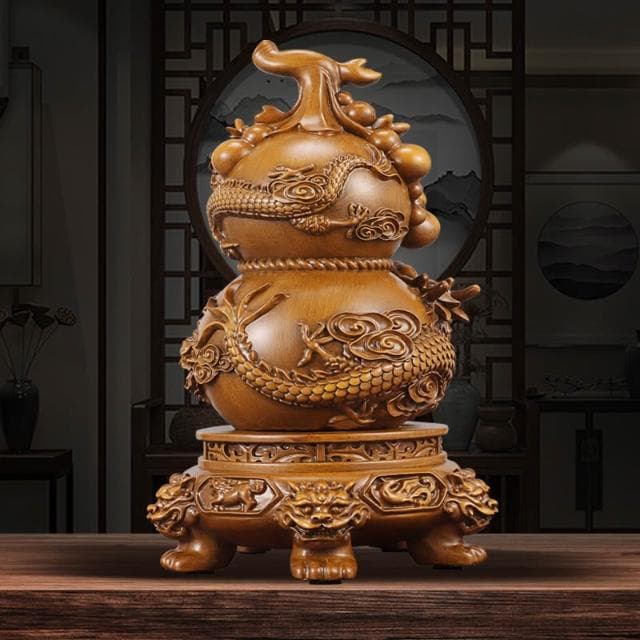 擺件   龍葫蘆 雙龍戲珠擺飾 葫蘆 葫蘆擺件 開業送禮 開店送禮 入厝禮物 招財 旺宅客廳擺件 送禮 開業擺件 玄關酒櫃擺件