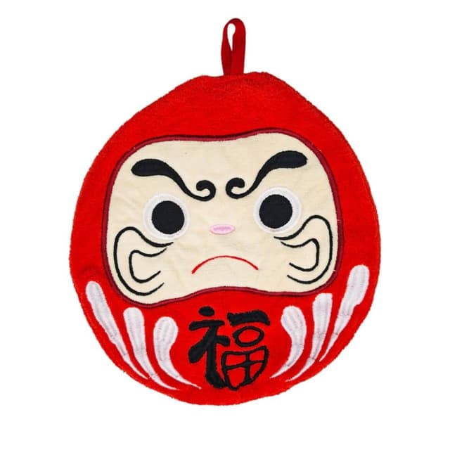 【longtanji】隆探吉 超可愛吸水珊瑚絨擦手巾 (交換禮物 聖誕禮物 擦手布 達摩不倒翁 福神)