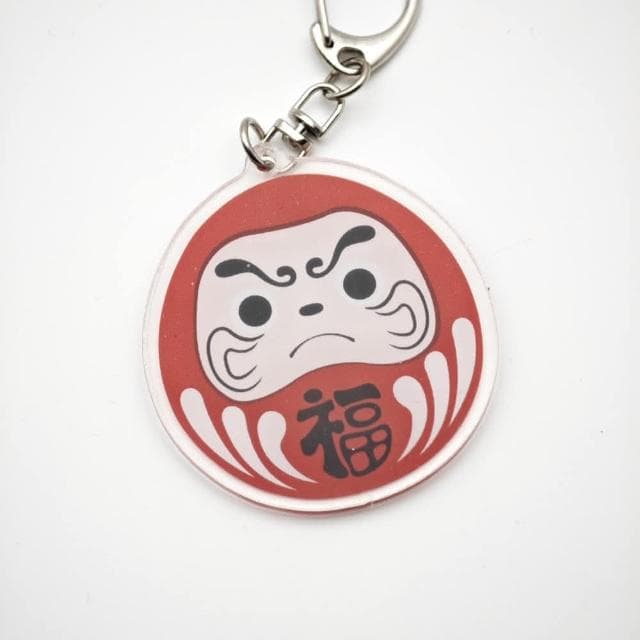 【longtanji】隆探吉 超可愛壓克力鑰匙圈 (交換禮物 聖誕禮物 達摩不倒翁 福神)