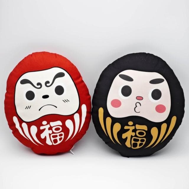 【longtanji】隆探吉小抱枕 可愛小抱枕 造型抱枕  達摩不倒翁 福神 (交換禮物 聖誕禮物 午睡枕 午安枕 達摩不倒翁 福神)