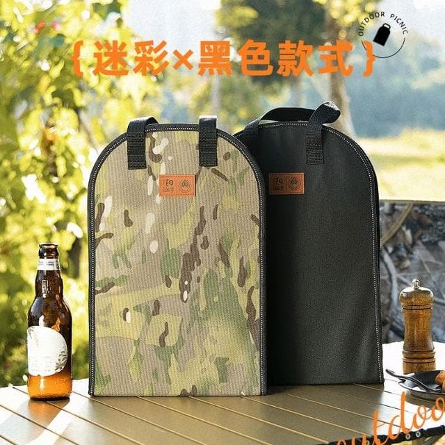 戶外露營廚具套裝多功能野炊外齣便攜刀具野餐必備收納包全套露營 野炊廚具套裝 露營全套廚具13件套