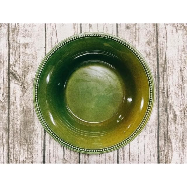 《茉莉餐具》 墨綠深砵13‘’ 日式料理瓷器 日和食 洋和食 出清