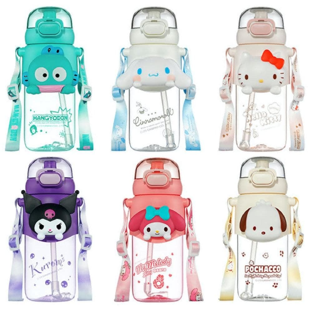 【SANRIO 三麗鷗】蒙蒙太空杯600ml (正版授權 立體公仔 運動水壺 兒童水壺 大容量水瓶  隨身水壺 隨身杯  母嬰Tritan材質 保溫瓶 茶杯  美樂蒂 大耳狗 庫洛米 帕恰狗 水壺 水杯 茶杯 保溫 保溫杯 送禮 生日禮物 交換禮物 聖誕禮物)