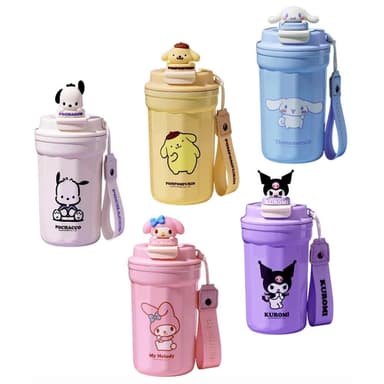 【SANRIO 三麗鷗】咖啡保溫杯 480ml (正版授權 316不鏽鋼內膽 保溫罐 保溫杯 運動水壺 兒童水壺 大容量水瓶 隨身水壺 庫洛米 大耳狗 美樂蒂 布丁狗 帕恰狗 送禮 生日禮物 交換禮物 聖誕禮物)