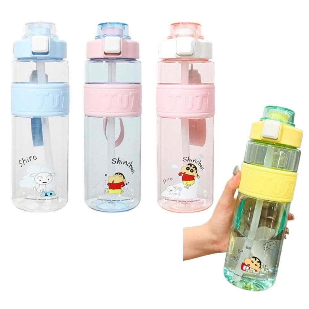 【Hello 蠟筆小新】心怡隨手雙飲杯 780ml (正版授權 運動水壺 兒童水壺 隨身水壺 隨身杯 大容量水瓶 母嬰Tritan材質 茶杯 保溫瓶 雙飲 送禮 生日禮物 交換禮物 聖誕禮物)78#1
