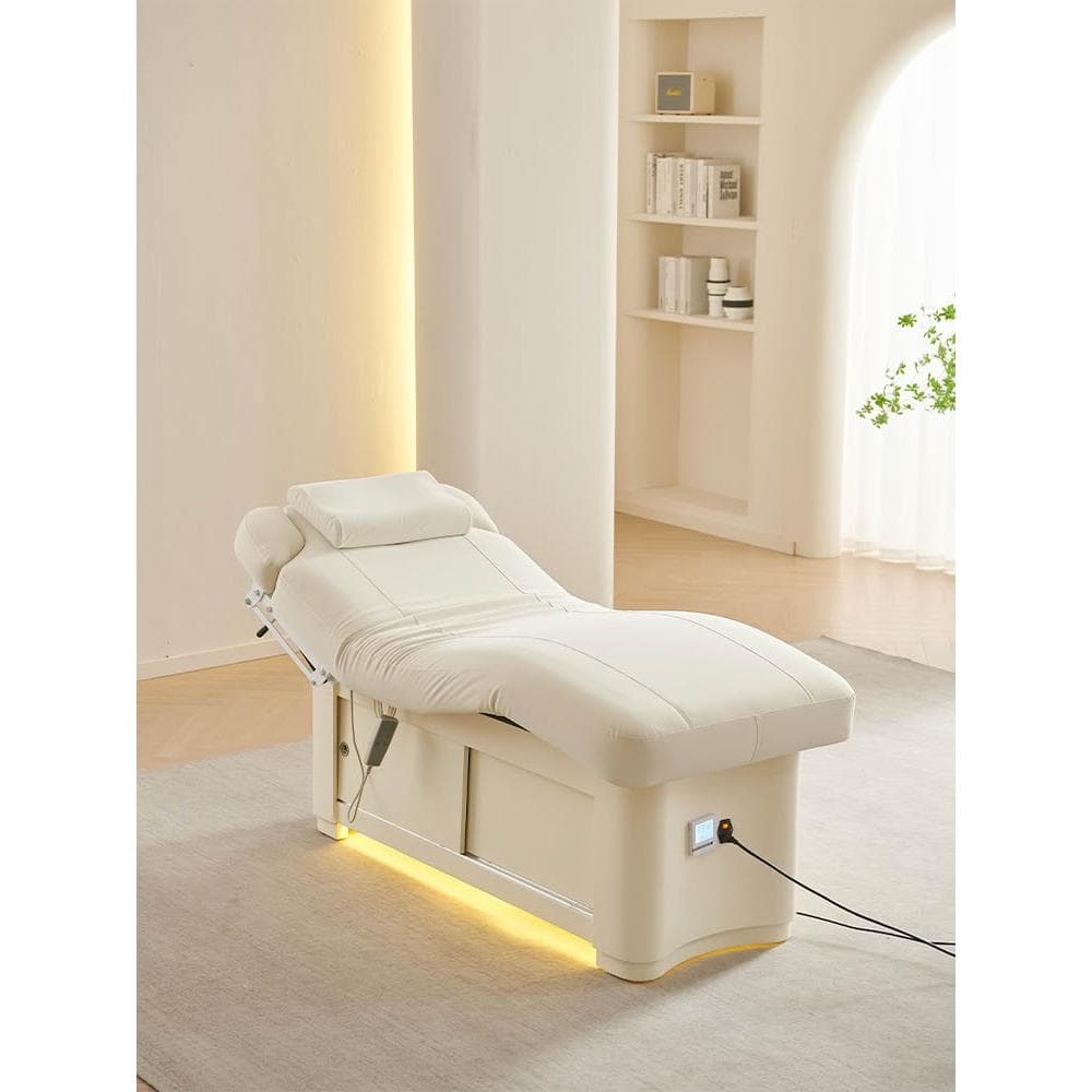 電動美容床美容院專用美睫采耳紋繡電動升降按摩床高級乳膠氛圍燈